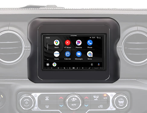 Alpine i407-WRA-JL 6.95" Digital Media Receiver - Jeep Wrangler JL 18-23