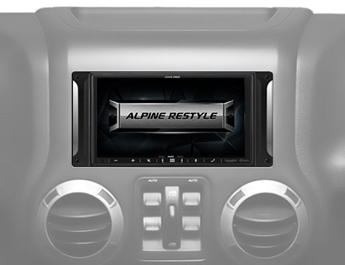Alpine i407-WRA-JK 6.95" Digital Media Receiver - Jeep Wrangler JK 11-18