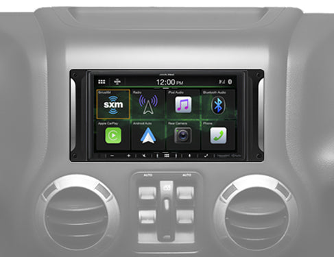 Alpine i407-WRA-JK 6.95" Digital Media Receiver - Jeep Wrangler JK 11-18