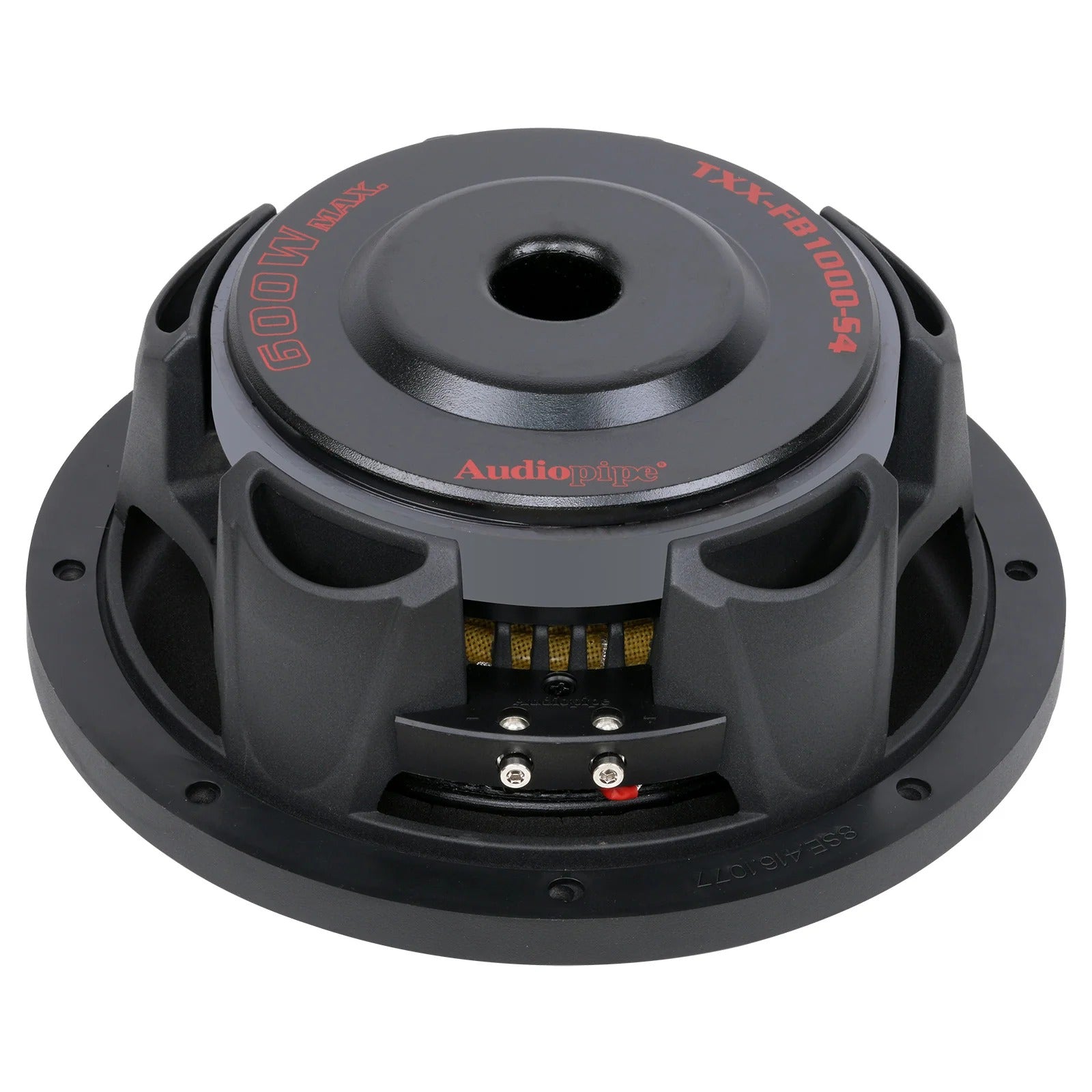 Audiopipe TXX-FB1000-S4 10" 300W RMS Shallow Mount Subwoofer SVC 4-Ohms