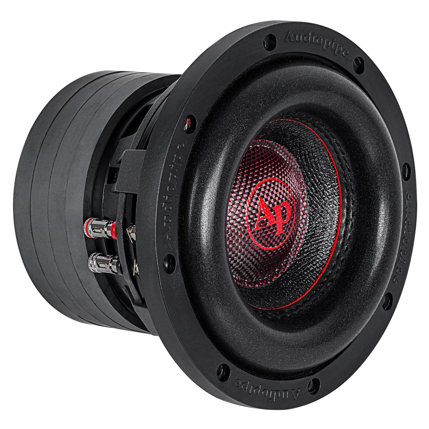 Audiopipe TXX-BDC-IV-6 | 6" 250W RMS Quad Stack Composite Cone Subwoofer DVC