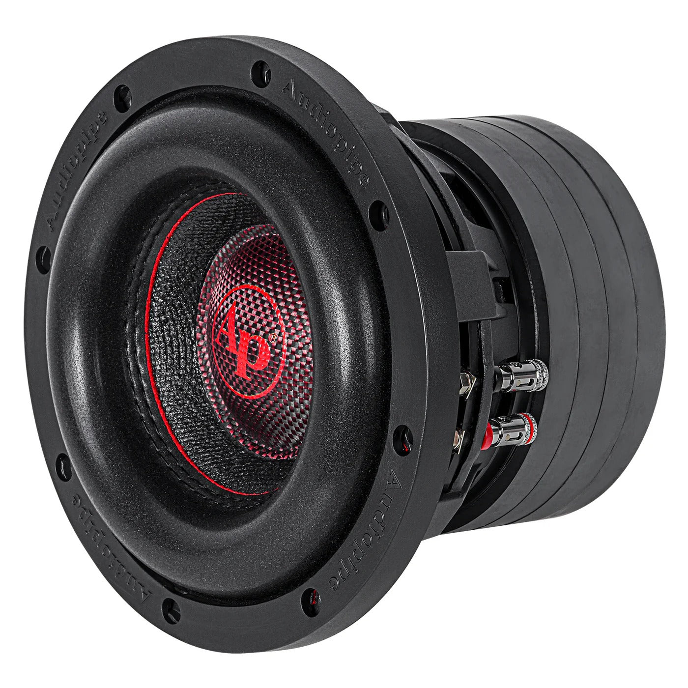 Audiopipe TXX-BDC-IV-6 | 6" 250W RMS Quad Stack Composite Cone Subwoofer DVC
