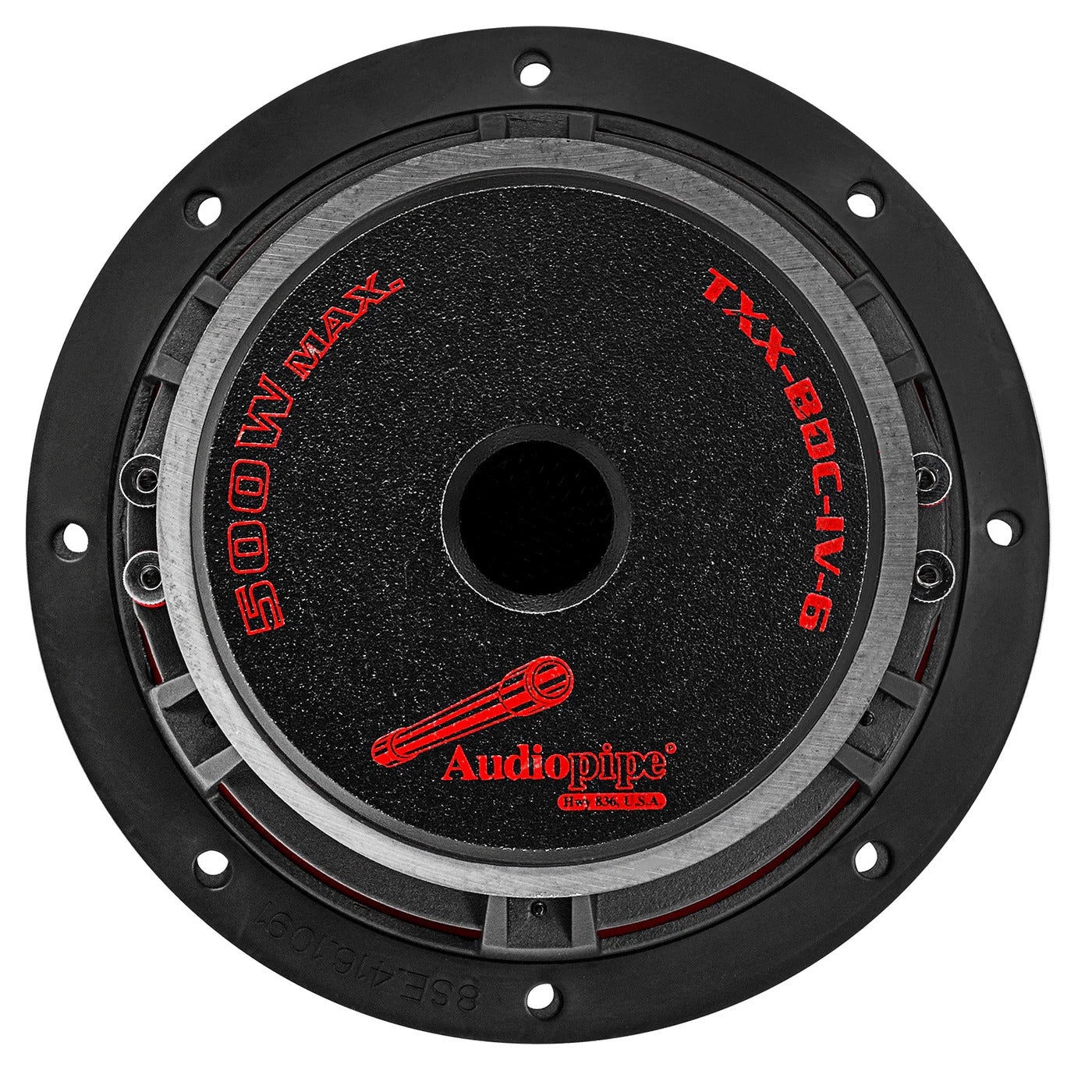 Audiopipe TXX-BDC-IV-6 | 6" 250W RMS Quad Stack Composite Cone Subwoofer DVC