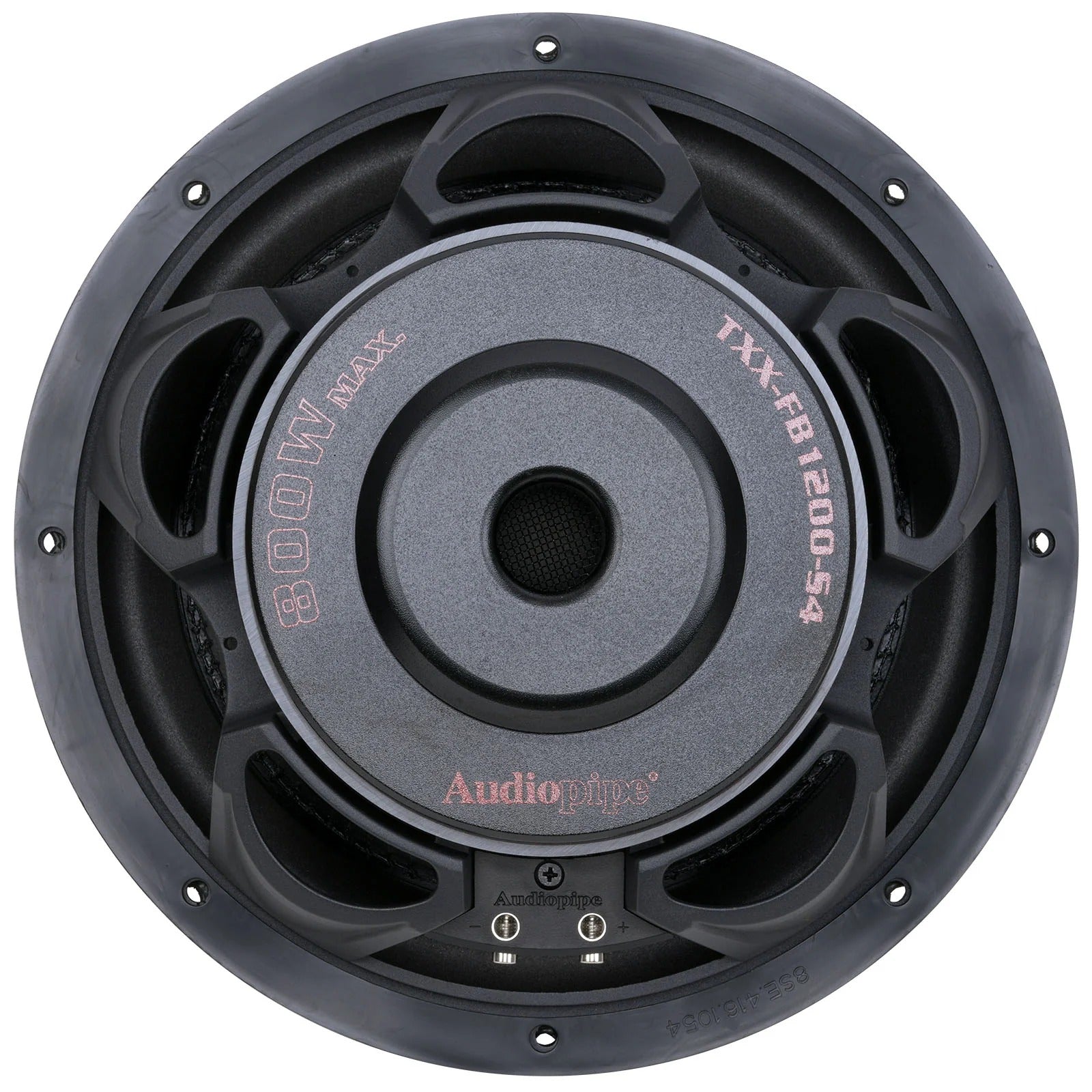 Audiopipe TXX-FB1200-S4 12" 400W RMS Shallow Mount Subwoofer SVC 4-Ohm