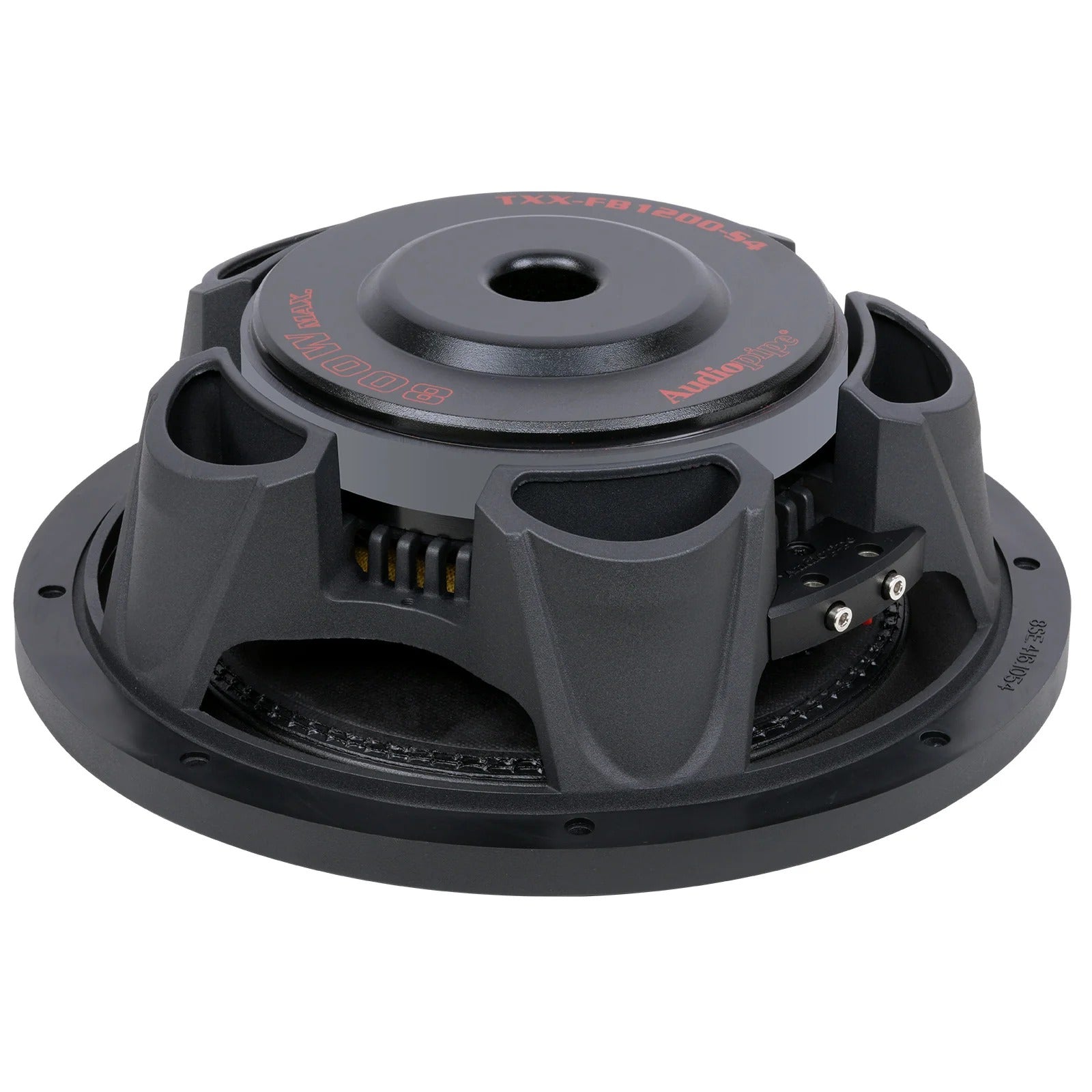 Audiopipe TXX-FB1200-S4 12" 400W RMS Shallow Mount Subwoofer SVC 4-Ohm