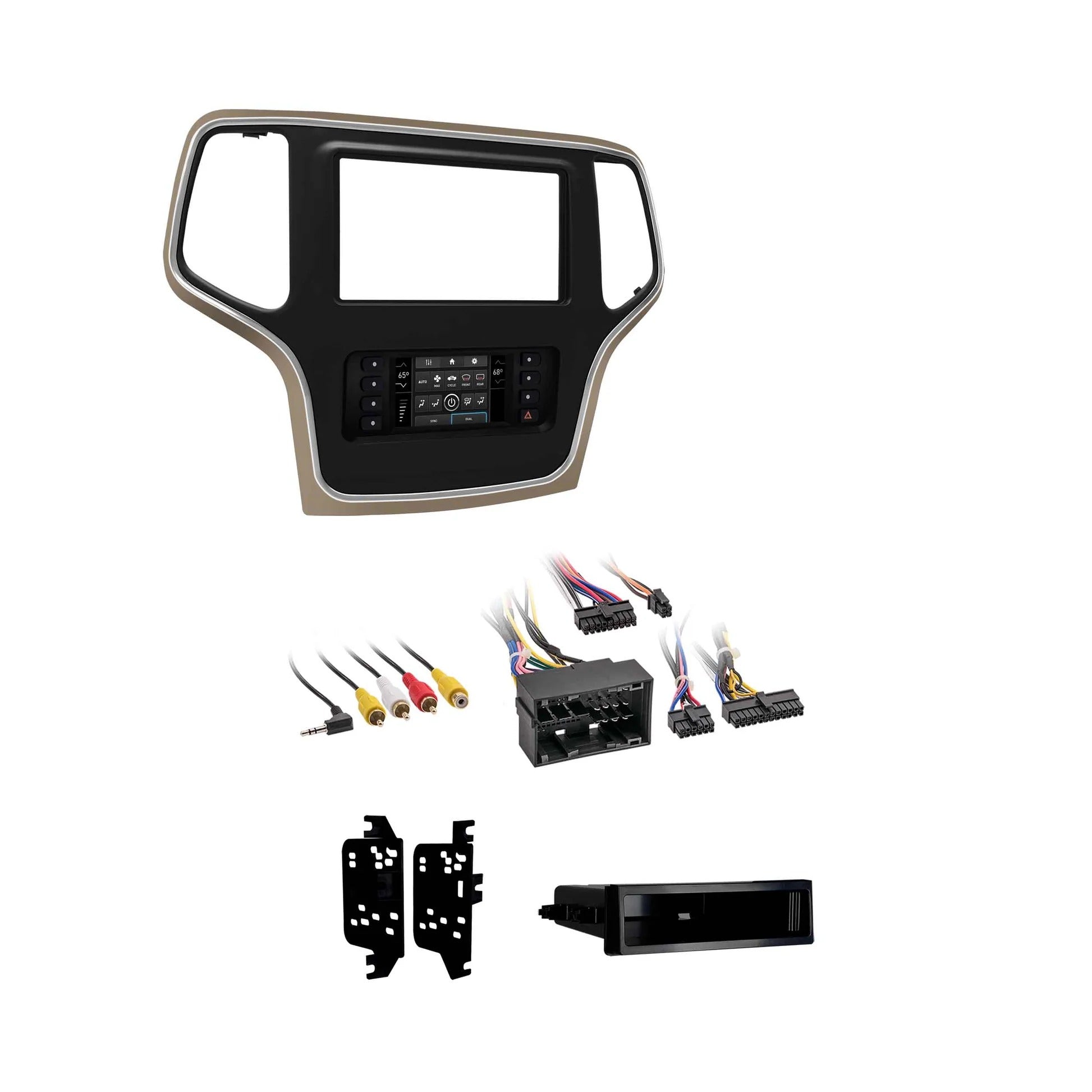 Metra 99-6536BZ Jeep Grand Cherokee 2014-2021 Bronze Trim TurboTouch Kit