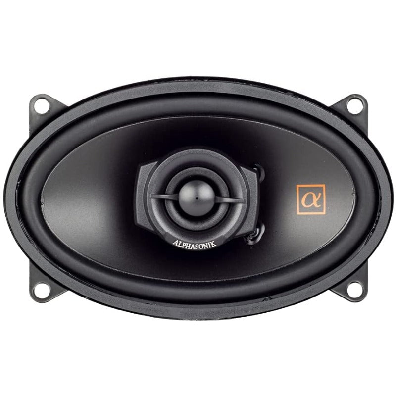 Alphasonik  NS46 | 4"x6" 120W 2-Way Coaxial Car Speakers 3-Ohm (Pair)
