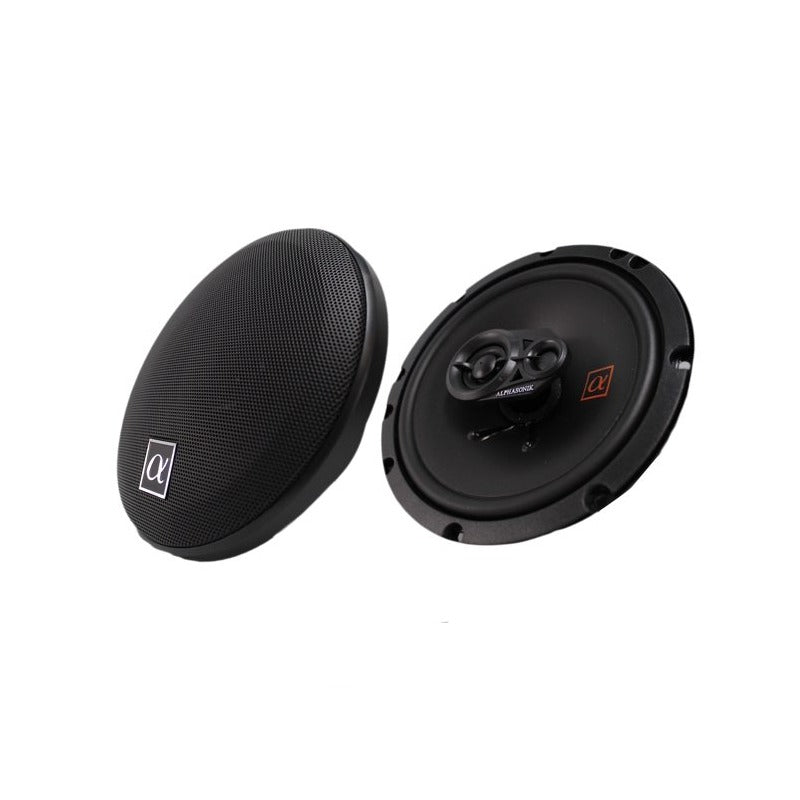 Alphasonik NS653 | 6.5" 150W 3-Way Coaxial Speakers 3-Ohm (Pair)