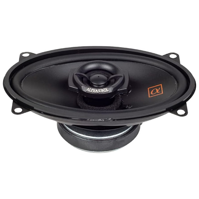 Alphasonik  NS46 | 4"x6" 120W 2-Way Coaxial Car Speakers 3-Ohm (Pair)