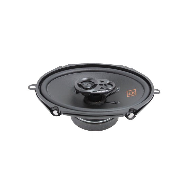 Alphasonik NS683 | 6"x8" 180W 3-Way Coaxial Speakers 3-Ohm (Pair)