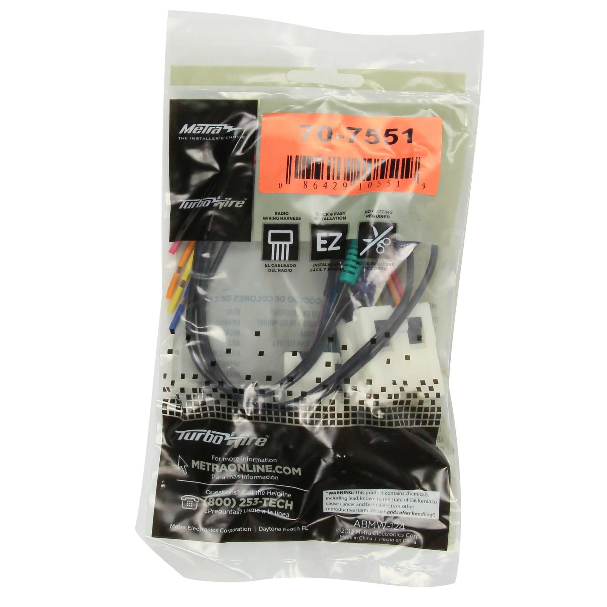 Metra 70-7551 Amp Integration Harness For Nissan/Infinity 1995-2013