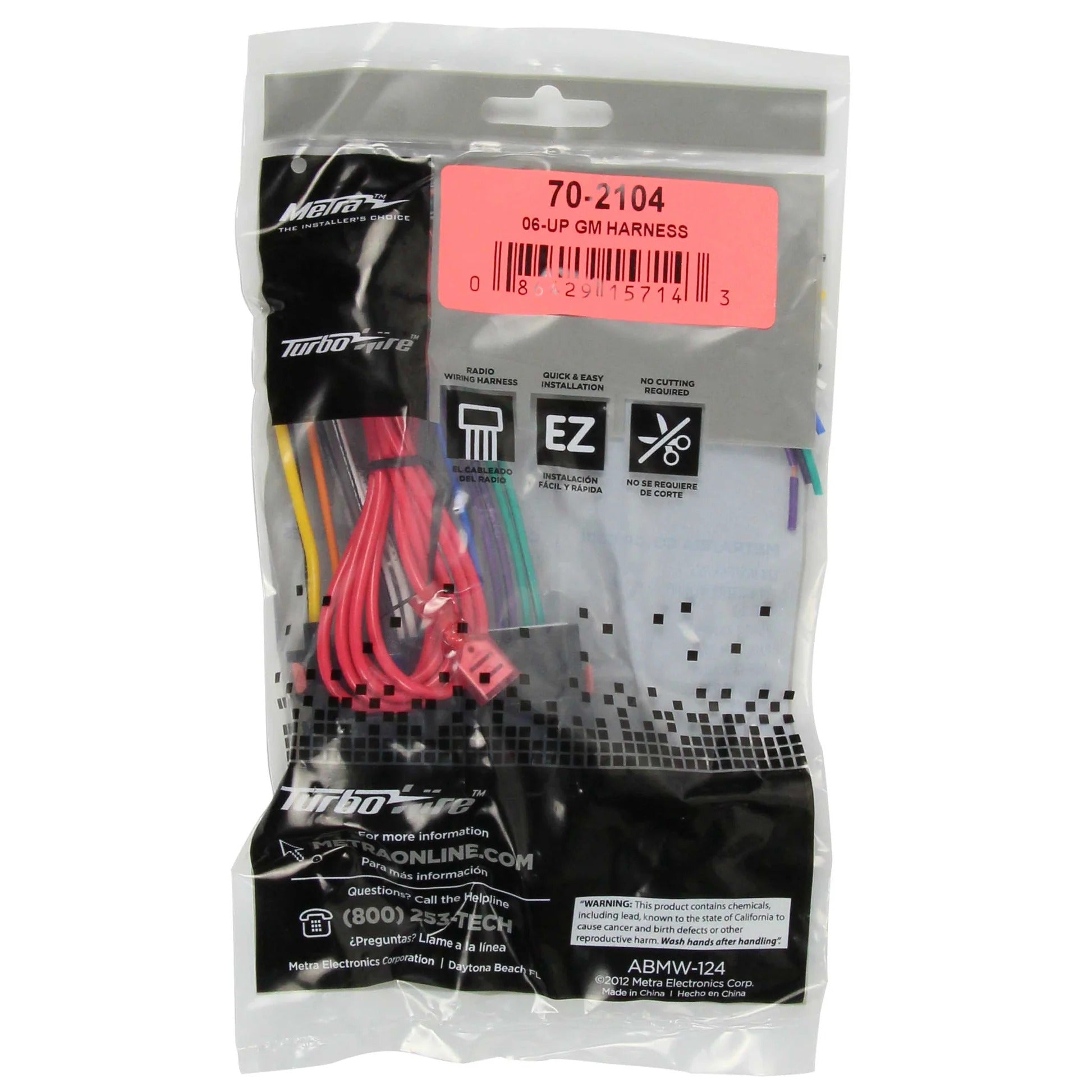 Metra 70-2104 Radio Replacement Harness For GM 2006-2012