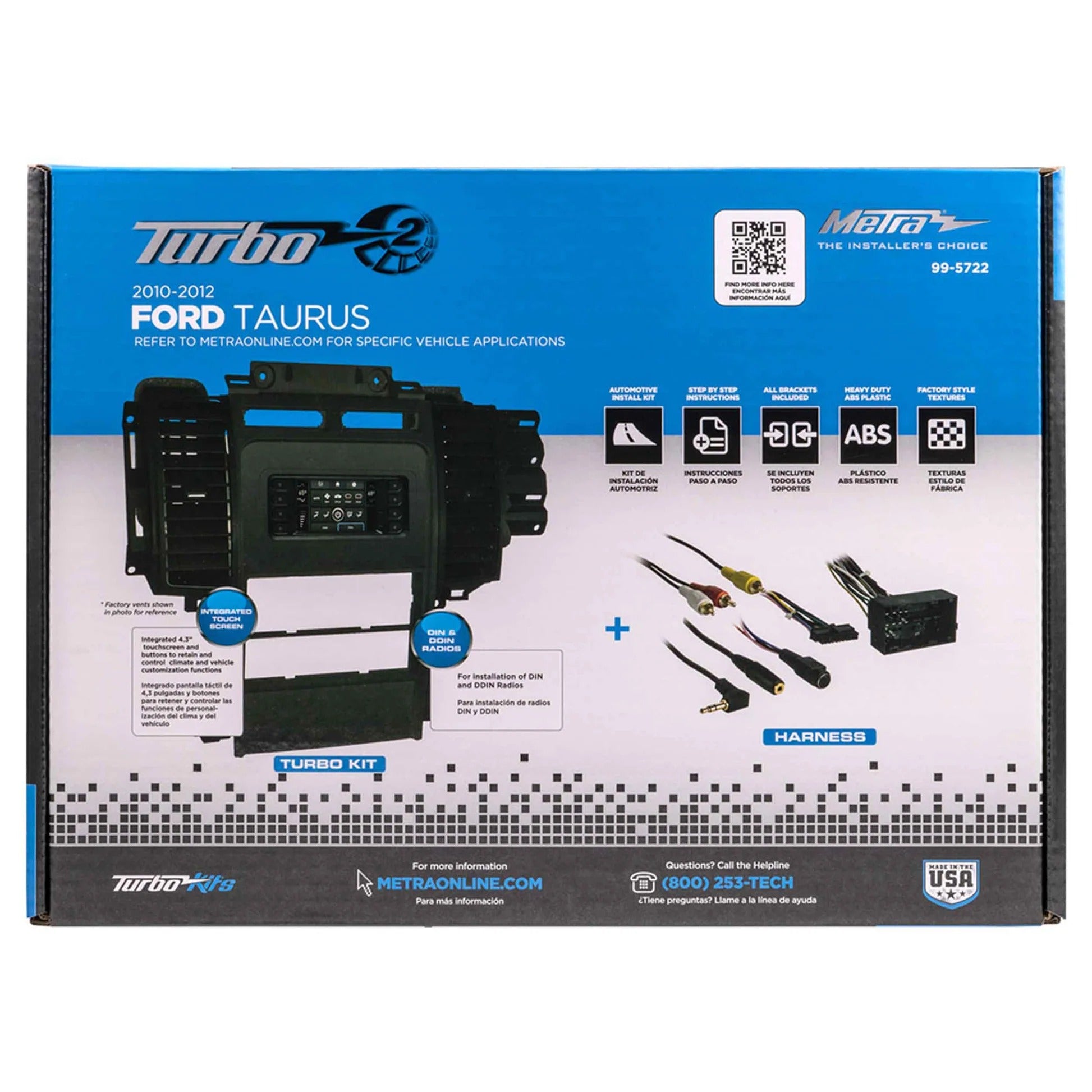 Metra 99-5722 Ford Taurus 2010-2012 TurboTouch Kit