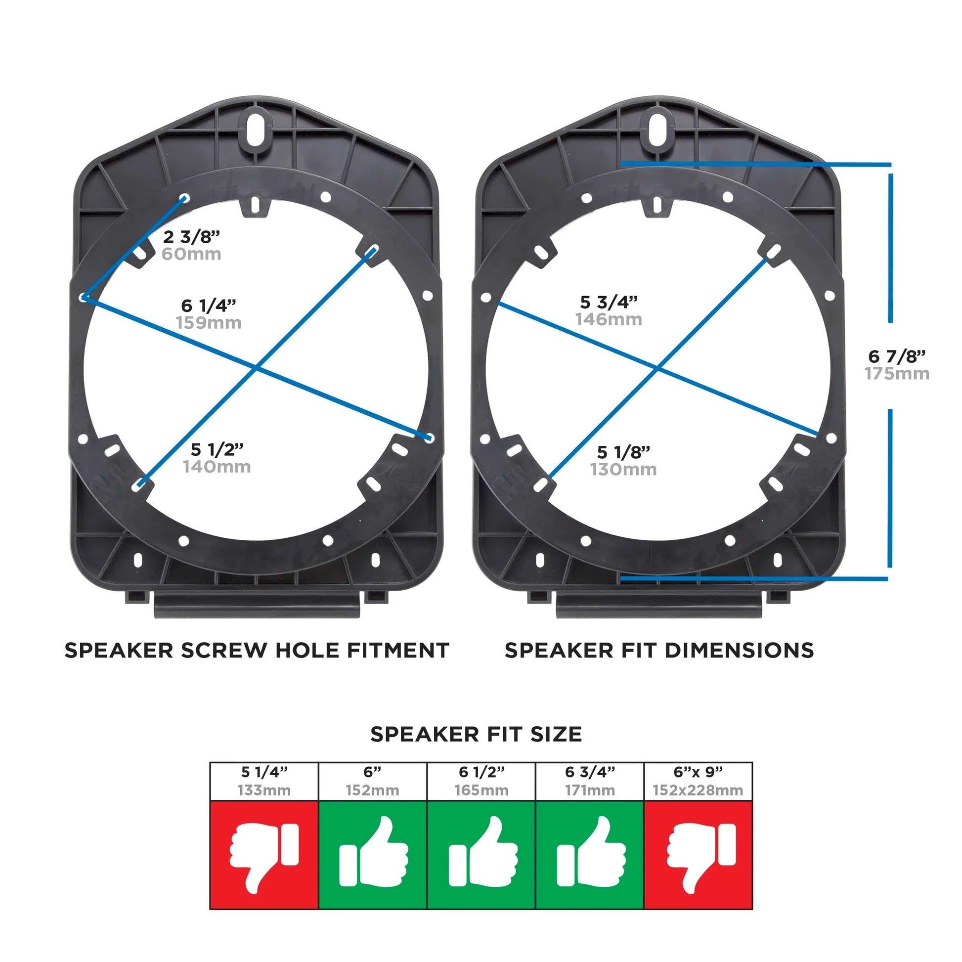 Metra 82-3020 Chevrolet Silverado/GMC Sierra 2007-2014 Speaker Adapter
