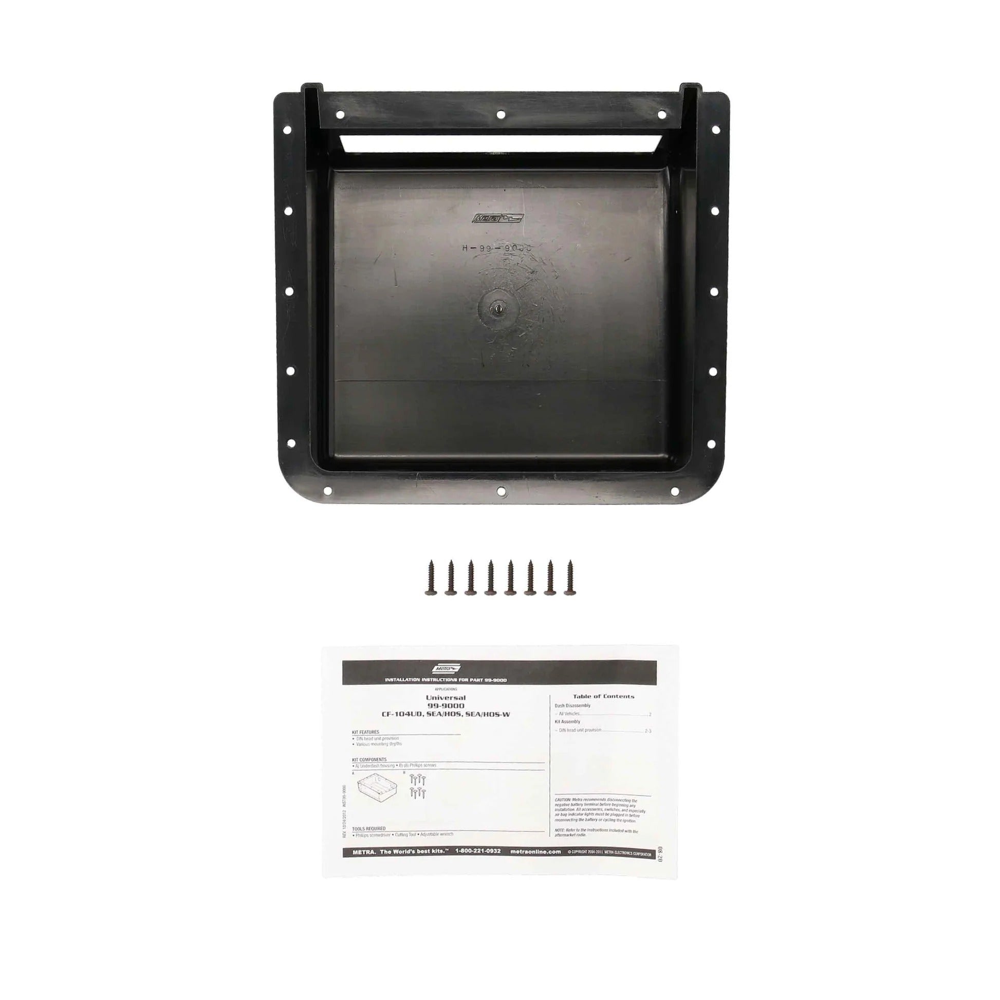 Metra 99-9000 Universal Single DIN Housing