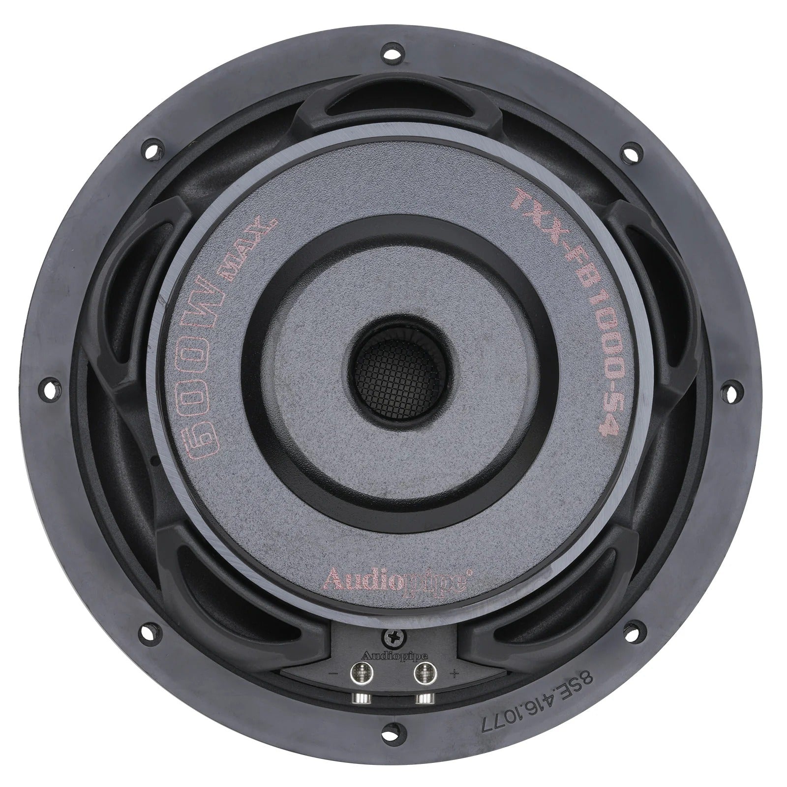 Audiopipe TXX-FB1000-S4 10" 300W RMS Shallow Mount Subwoofer SVC 4-Ohms