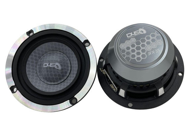 Down4Sound JFX35 3.5" 100W RMS Coaxial Speakers (Pair)