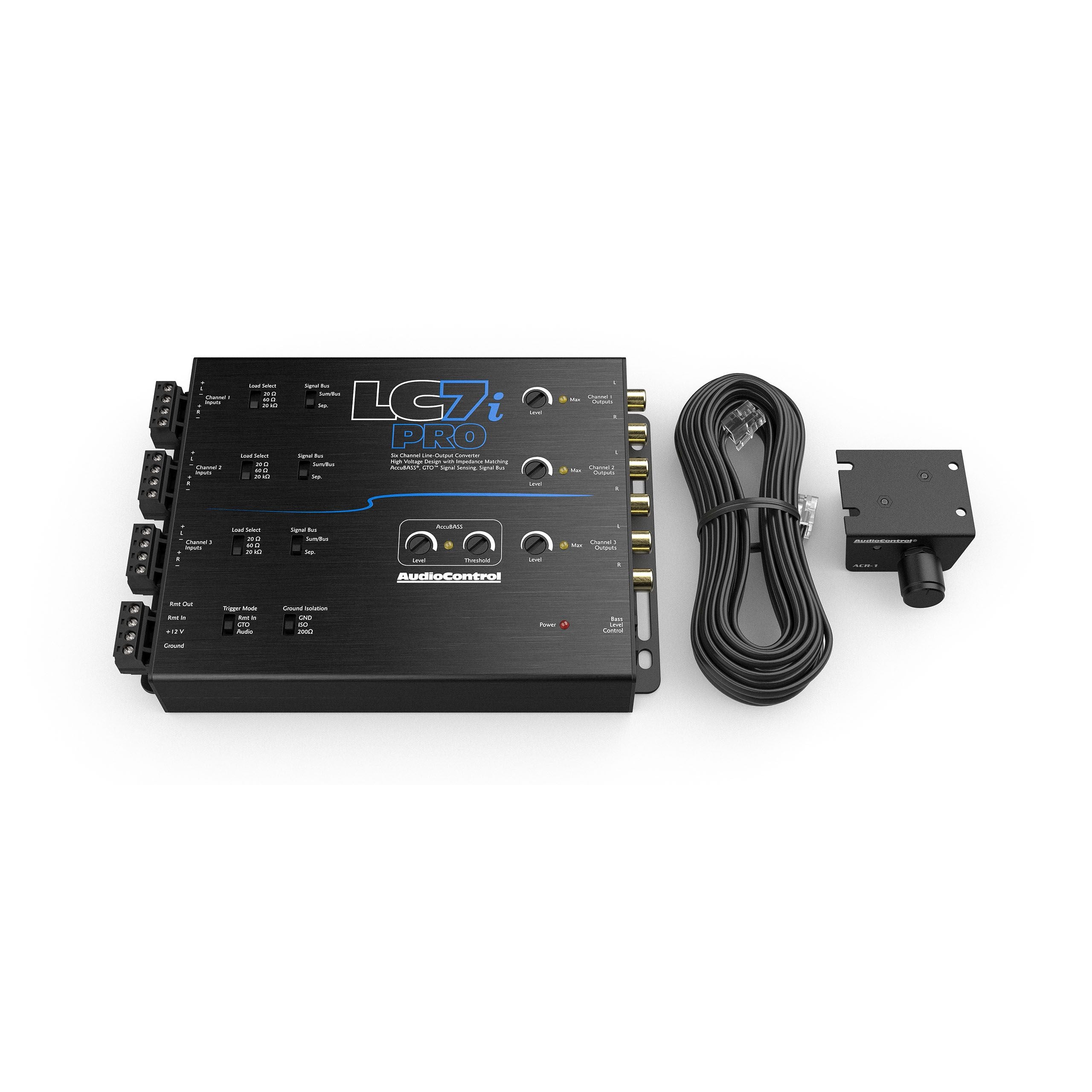 AudioControl LC7i PRO 6-Channel Line Output Convertor With Bass