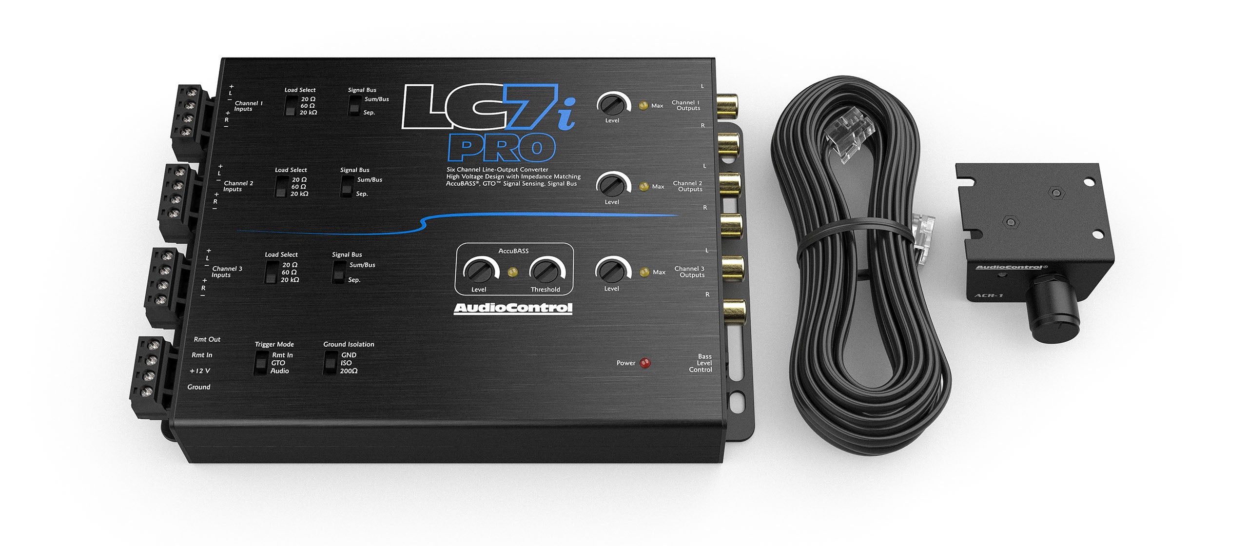 AudioControl LC7i PRO 6-Channel Line Output Convertor With Bass Restoration