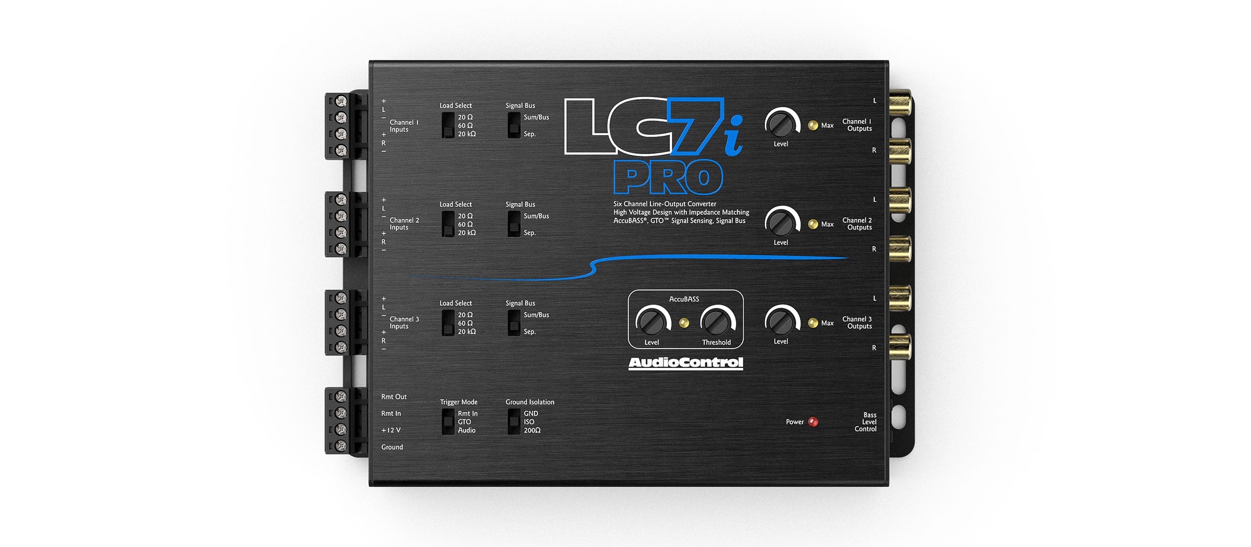 AudioControl LC7i PRO 6-Channel Line Output Convertor With Bass Restoration