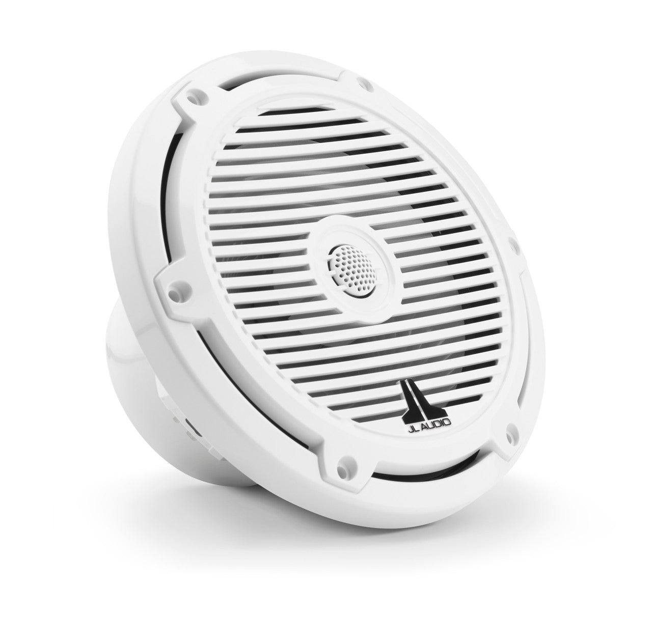 JL Audio M3-770X-C-Gw 7.7" 225W Marine Coaxial Speakers (Pair) - Gloss White Classic Grilles