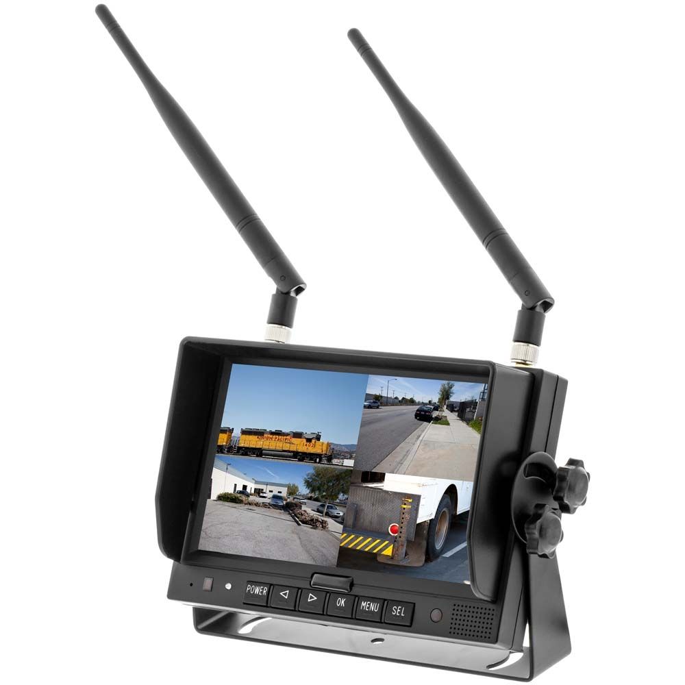 iBeam  TE-4WCM 7" Commercial Wireless Monitor with Quad Output
