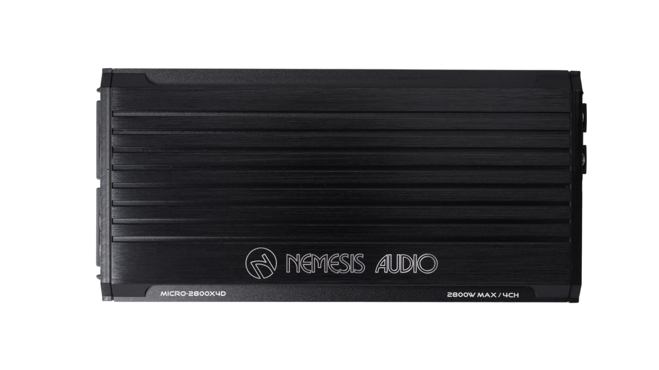 Nemesis Audio MICRO-2800X4D 1400W RMS Class D 4-Channel Micro Amplifie Nemesis Audio MICRO-2800X4D 1400W RMS Class D 4-Channel Micro Amplifie