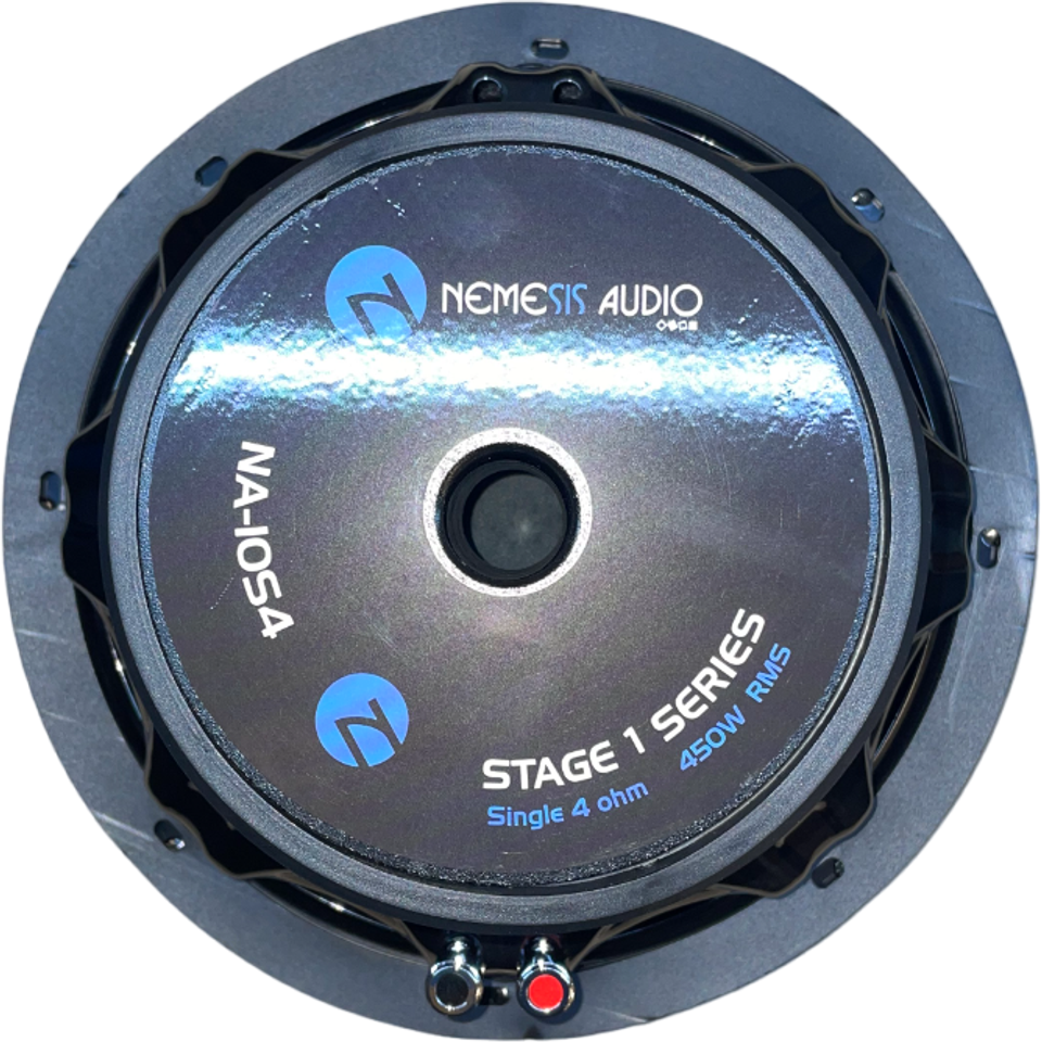Nemesis Audio NA-10S4 10" 450W RMS Subwoofer SVC 4-Ohm