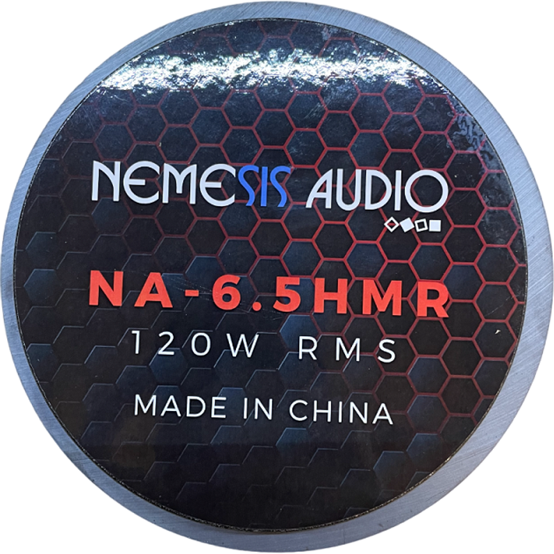 Nemesis Audio NA-6.5HMR 6.5" High-Performance Midrange Loudspeaker 120 Watts 4-Ohm (Single)