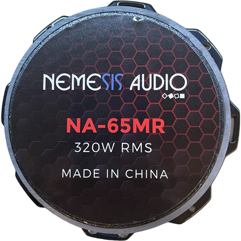 Nemesis Audio NA-65MR 6.5" Bullet Midrange Loudspeaker 320 Watts 4-Ohm (Single)