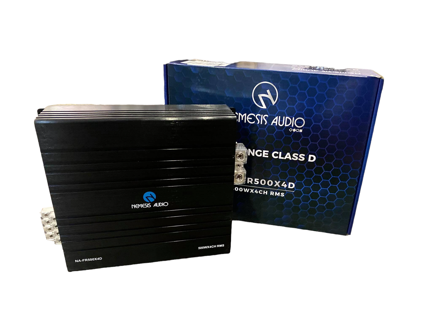 Nemesis Audio NA-FR500X4D Full-Range Class D 4-Channel Car Amplifier 2000 Watts Max