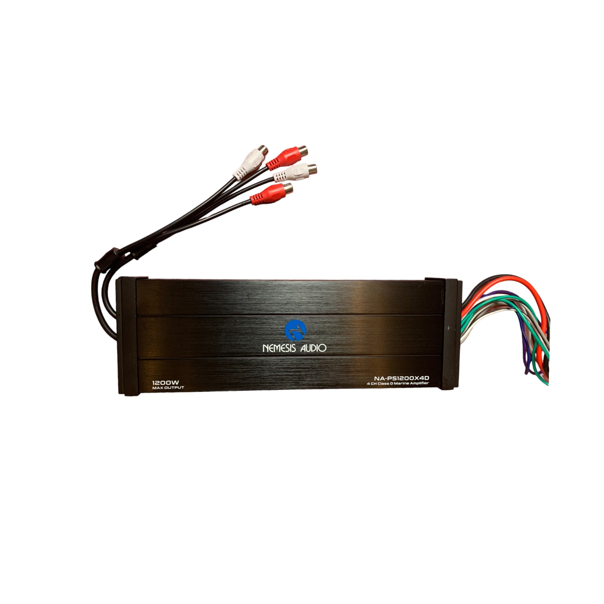 Nemesis Audio NA-PS1200X4D Class D 4-Channel Marine Powersports Amplifier 600 Watts