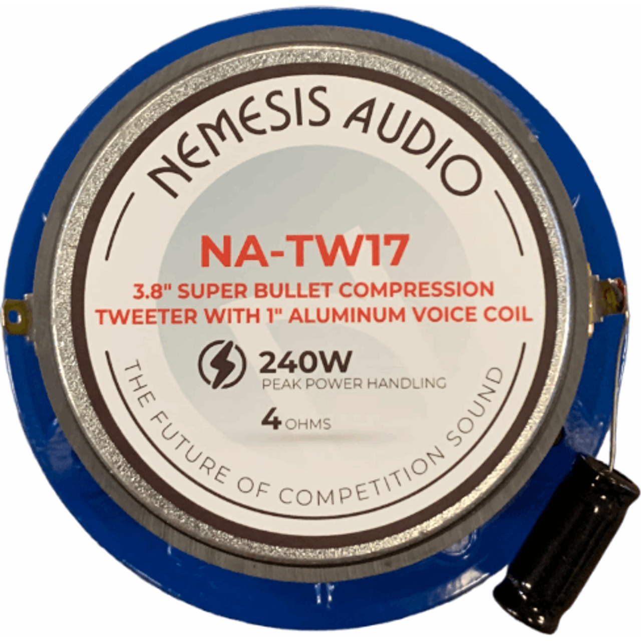 Nemesis Audio NA-TW17 Pro Aluminum Super Bullet Tweeter 120 Watts (Pair)