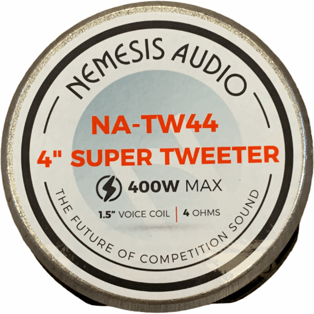 Nemesis Audio NA-TW44 Pro Aluminum Super Bullet Tweeter 200 Watts with Capacitor Crossover (Single)