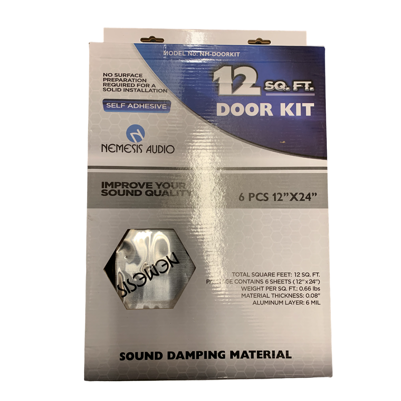 Nemesis Audio NM-DOORKIT 12 SQ. Ft. Sound Dampening Door Kit