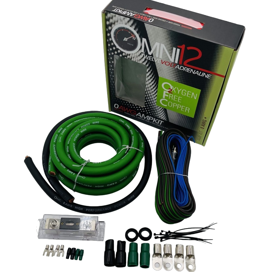 Omni12 100% Copper OFC Amplifier Installation Kit 0GA