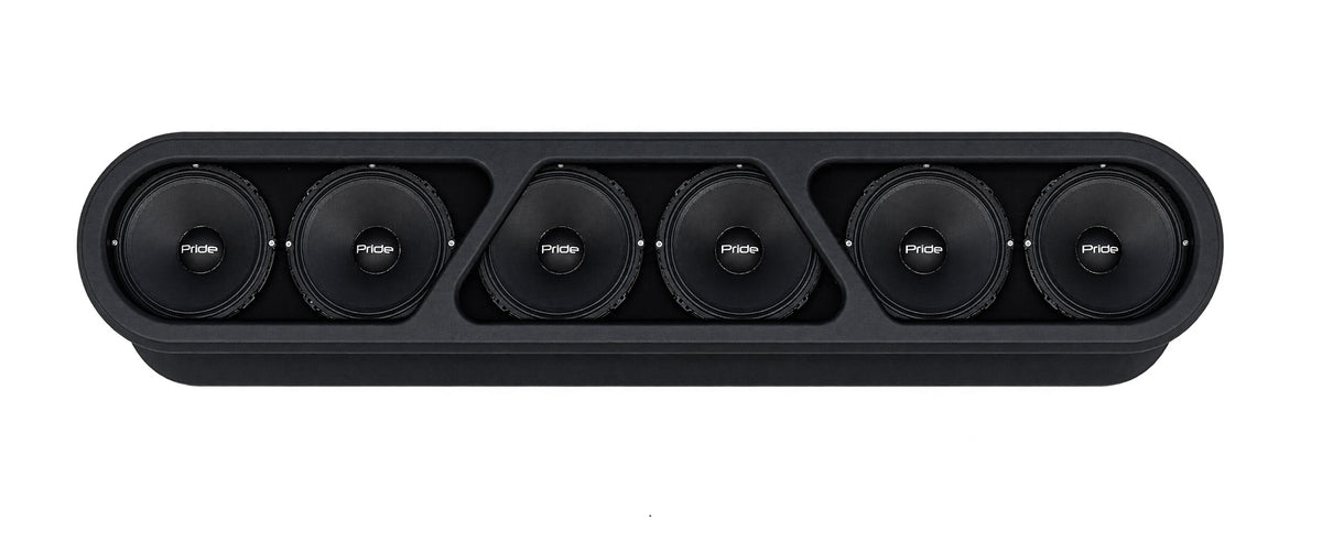 (6) Pride Solo 300 NEO 6.5" Suede Rack Bundle w/ Beauty Panel & LEDs