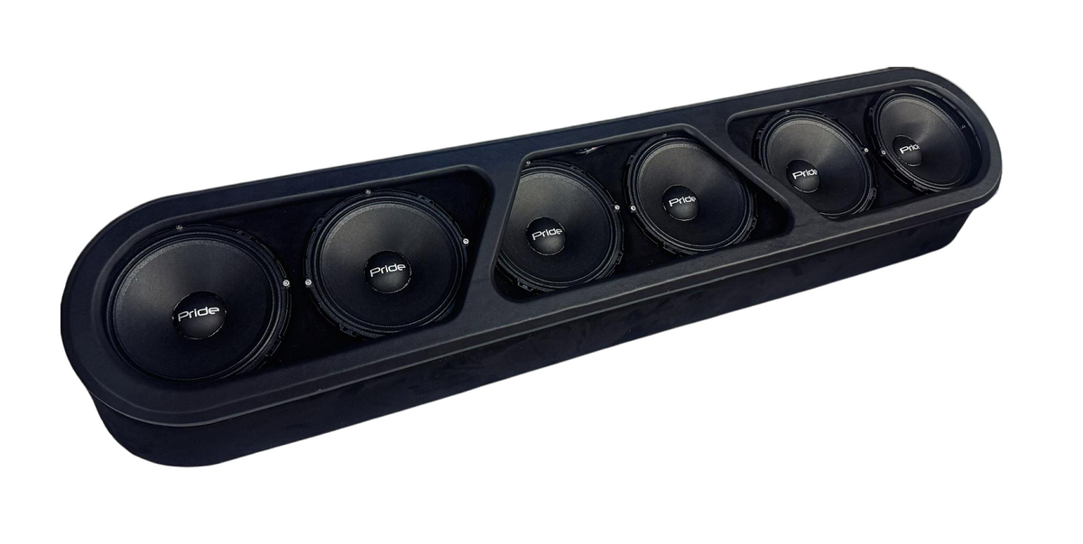 (6) Pride Solo 300 NEO 6.5" Suede Rack Bundle w/ Beauty Panel & LEDs