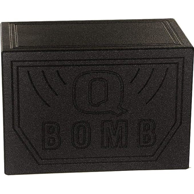 QPower QBOMB10VL SING Single 10" Side Ported MDF Subwoofer Enclosure - Bedliner