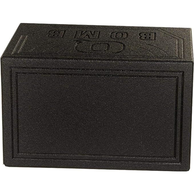 QPower QBOMB10VL SING Single 10" Side Ported MDF Subwoofer Enclosure - Bedliner