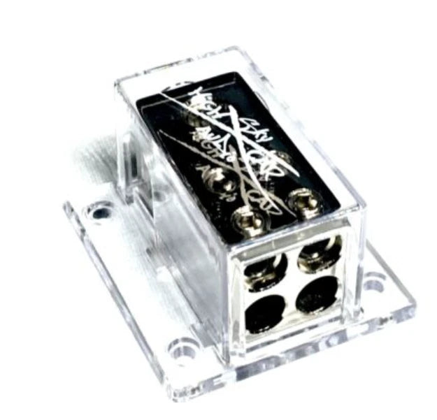 Sky High Car Audio (1) 1/0 to (4) 4G Distribution Block
