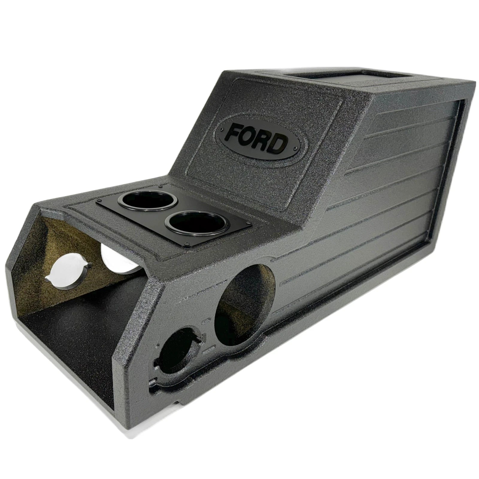 Center Console Enclosure Box Ford F-250 2008-2016 Ported 12"