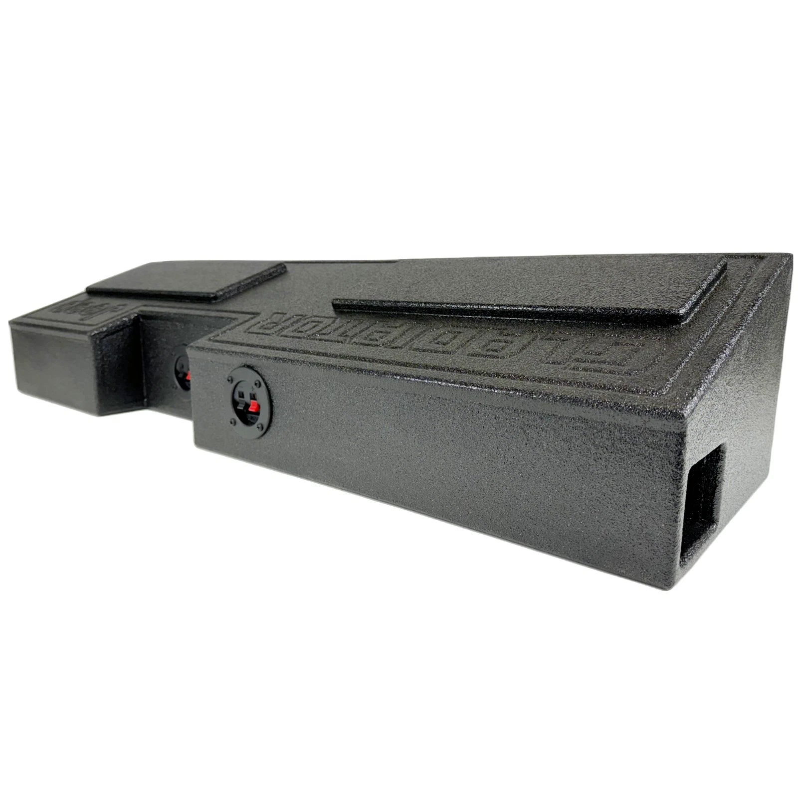 Jeep Gladiator 19-25 Subwoofer Box Quad 8 Front Fire Ported Under Rear Seat