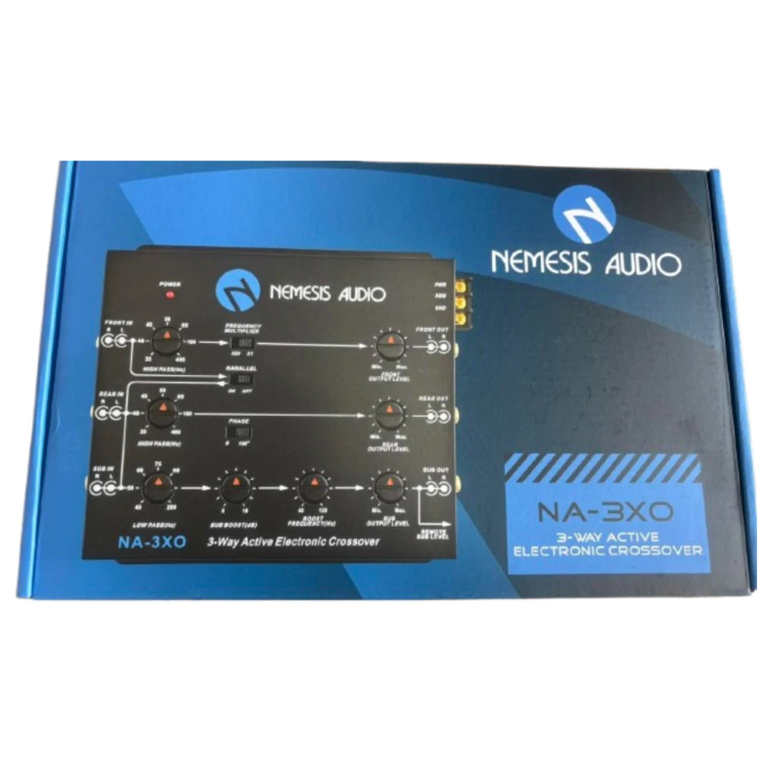 Nemesis Audio NA-3XO | 3-Way Active Electronic Crossover with Remote Sub Level