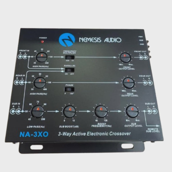 Nemesis Audio NA-3XO | 3-Way Active Electronic Crossover with Remote S