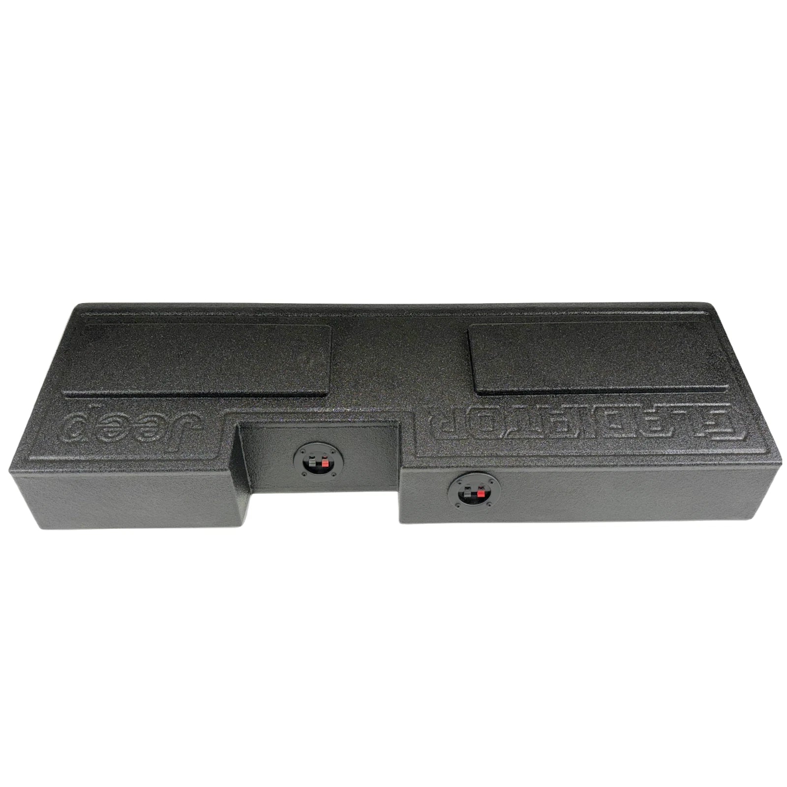 Jeep Gladiator 19-25 Subwoofer Box Quad 8 Front Fire Ported Under Rear Seat