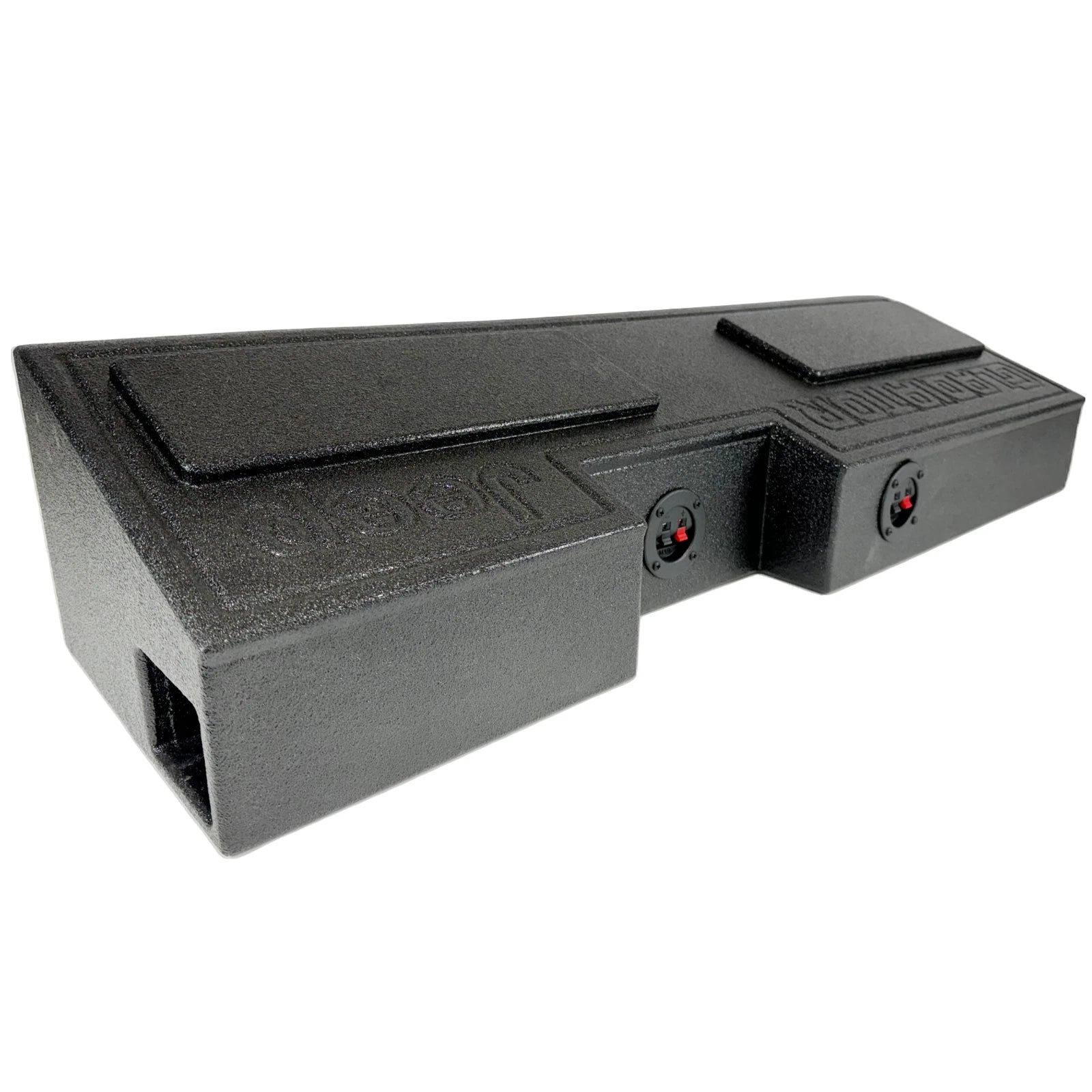 Jeep Gladiator 19-25 Subwoofer Box Quad 8 Front Fire Ported Under Rear Seat