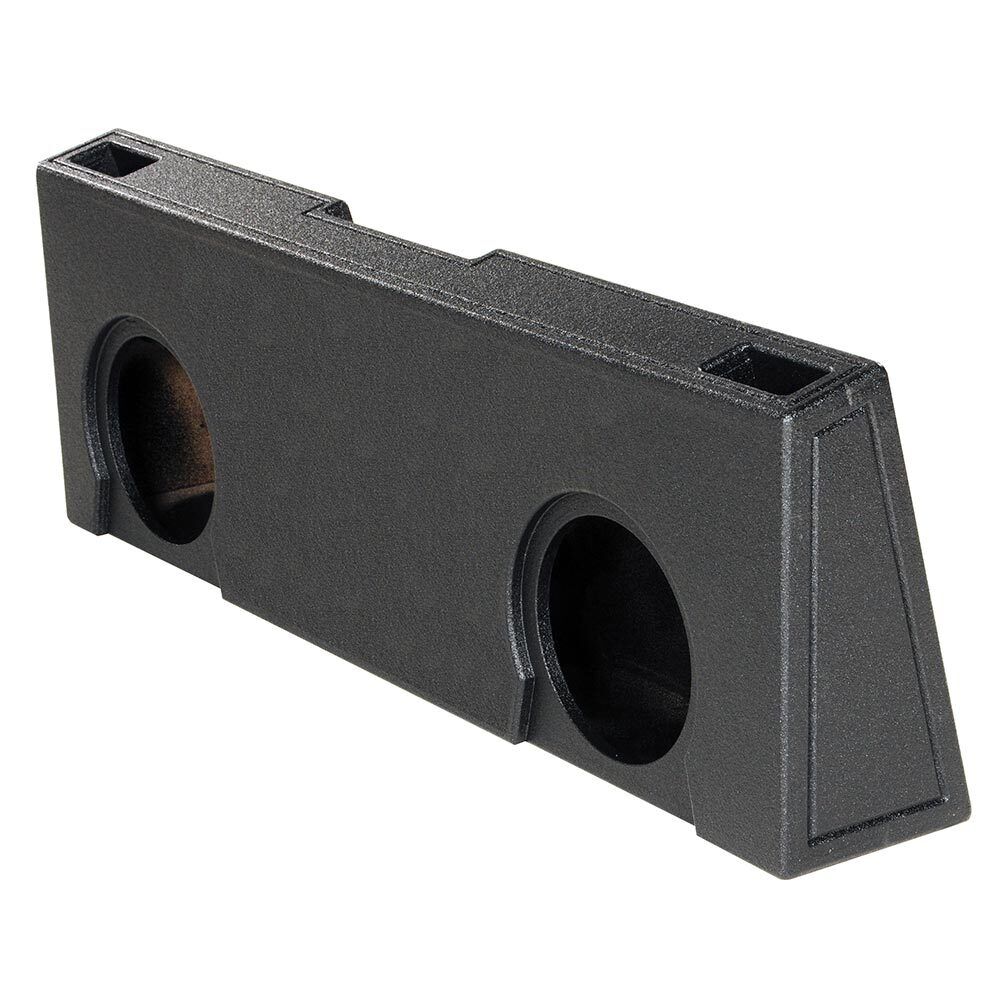 QPower QBGMC07210 Dual 10" Under Seat Armor Coated Enclosure for Select 2007-2013 GMC Crew Cab Vehicles