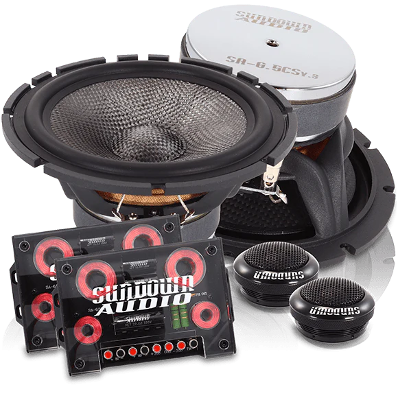 Sundown SA-6.5CS v.3 6.5" Components Speakers (Pair)