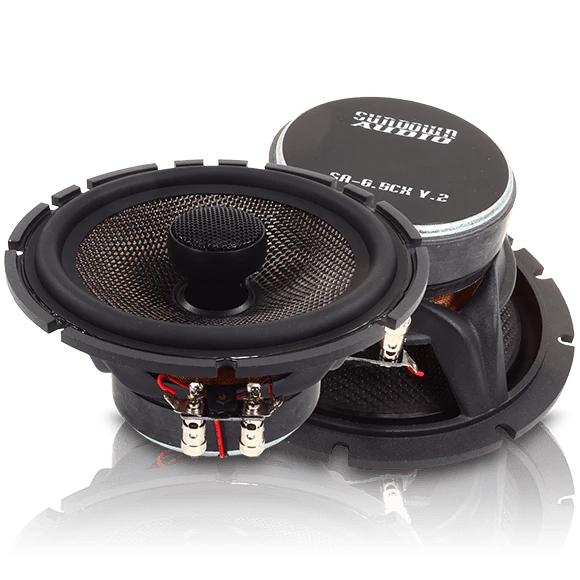 Sundown Audio SA-65CX V2 6.5" Coaxial Car Speakers 80 Watts 4-Ohm (Pair)